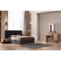 ALMOND MODERN BED SET